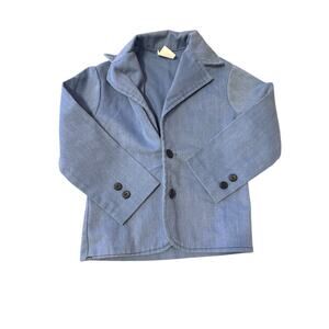 VTG Montgomery Ward Boys Baby Blue Blazer Sz 5
